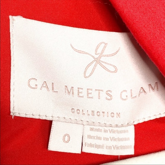 ❤️SOLD❤️Gal Meets Glam Camille Bright Red Cotton - Picture 4 of 8
